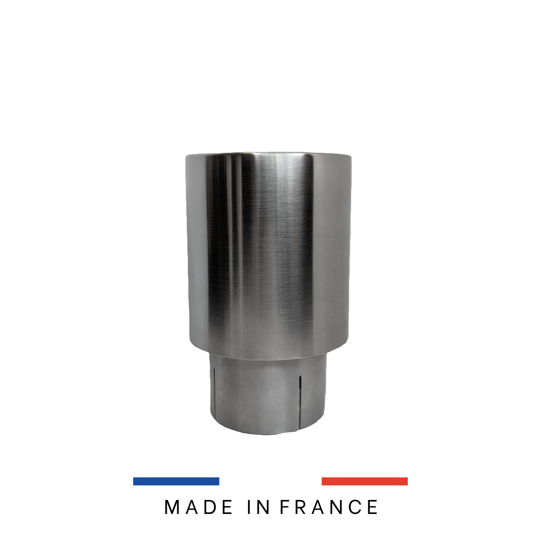Embouts Ø76mm – Sortie droite | Finition évasée
