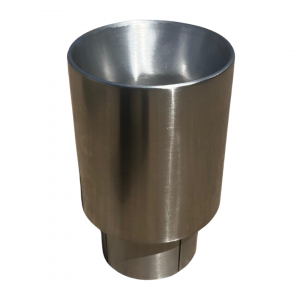 Embouts Ø76mm – Sortie droite | Finition évasée